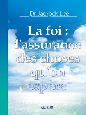 cover image of l'assurance des choses qu'on espère(French Edition)